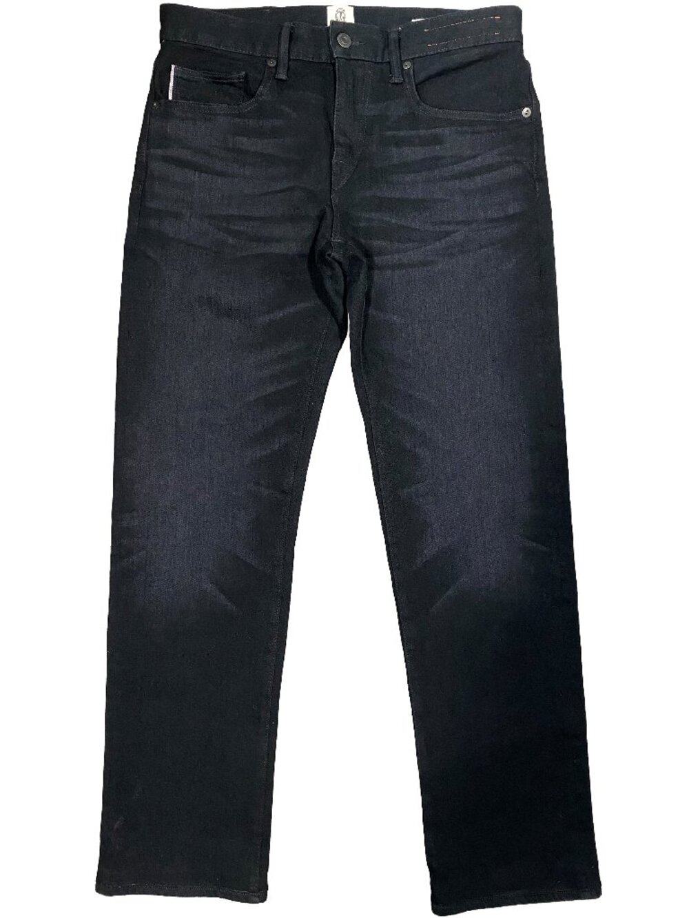 Hiroshi Kato The Hammer Straight Leg Black Selvedge Jeans men's size 31x31